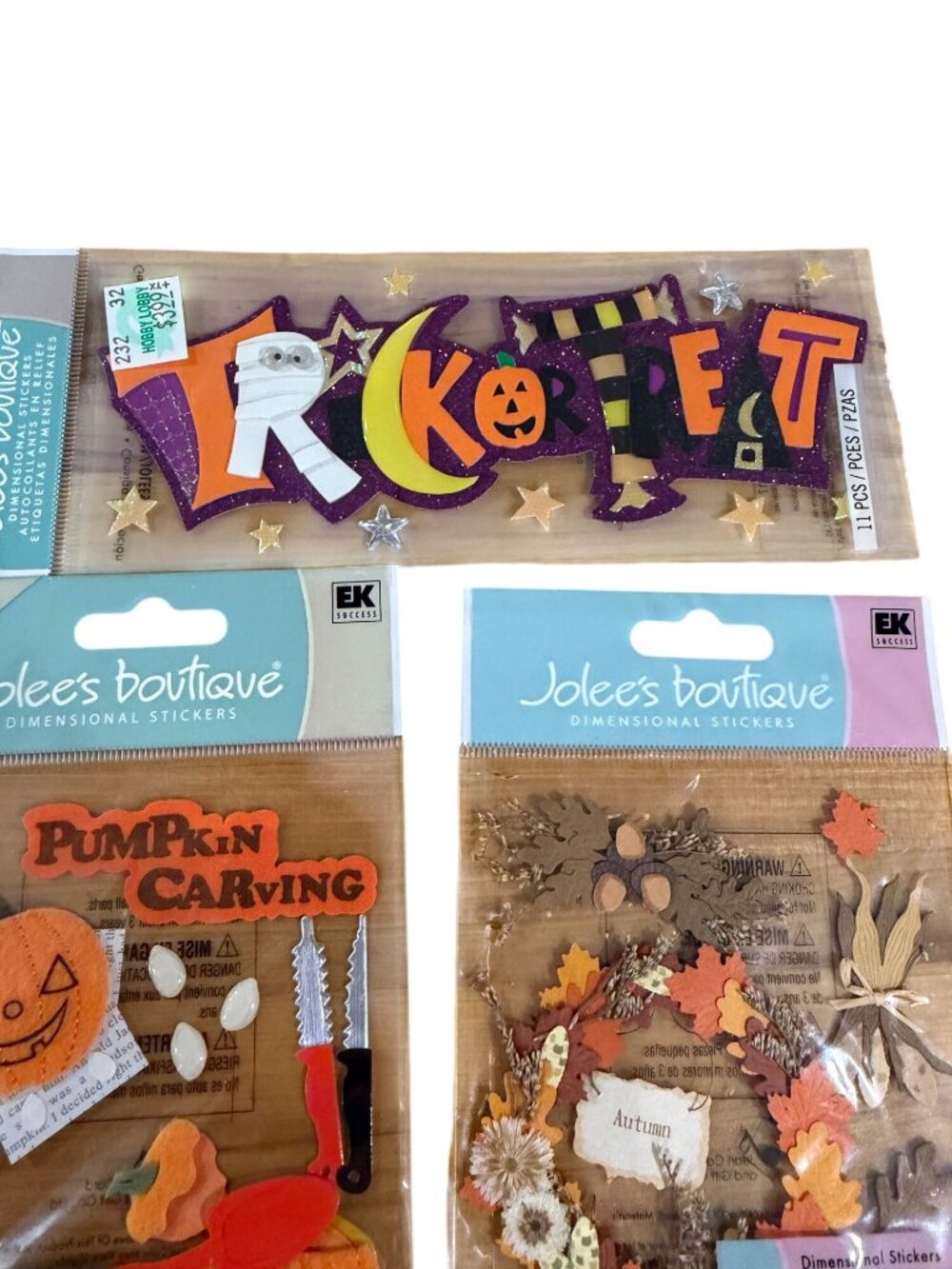 Jolees Boutique Halloween Fall 3D Dimensional Stickers Autumn Scrapbooking - Picture 4 of 4